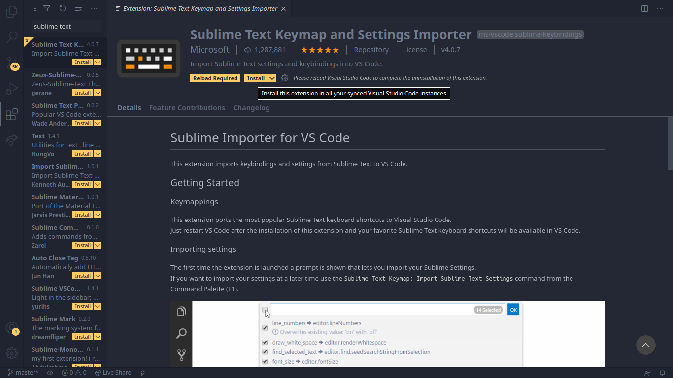 sublime-text-keymap
